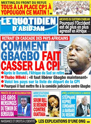 Le Quotidien d’Abidjan N° 1872
