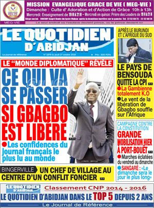 Le Quotidien d’Abidjan N° 1876