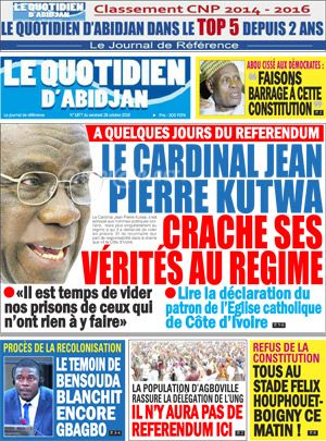 Le Quotidien d’Abidjan N° 1877