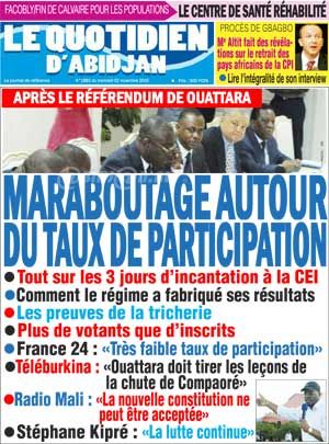 Le Quotidien d’Abidjan N° 1880
