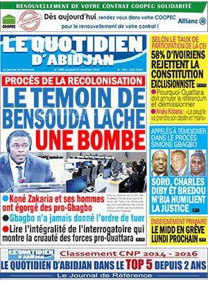 Le Quotidien d’Abidjan N° 1881
