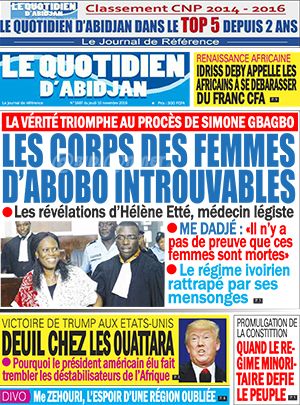 Le Quotidien d’Abidjan N° 1887