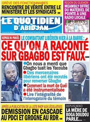 Le Quotidien d’Abidjan N° 1891