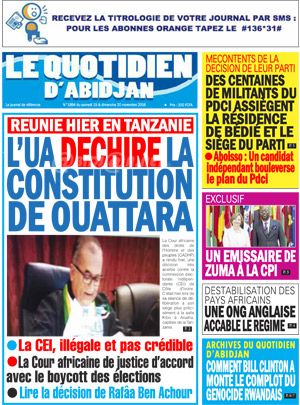 Le Quotidien d’Abidjan N° 1894