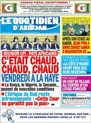 Le Quotidien d’Abidjan N° 1895