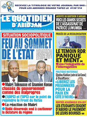 Le Quotidien d’Abidjan N° 1900