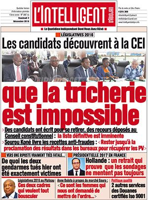 L’intelligent d’Abidjan N° 3807