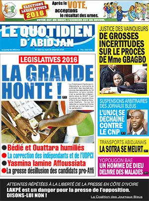 Le Quotidien d’Abidjan N° 1919