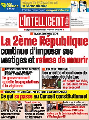 L’intelligent d’Abidjan N° 3826