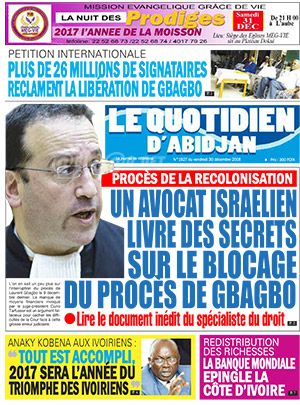 Le Quotidien d’Abidjan N° 1927