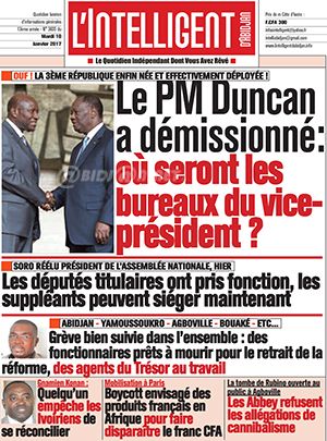 L’intelligent d’Abidjan N° 3836