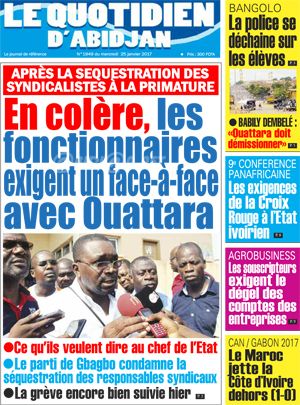 Le Quotidien d’Abidjan N° 1949