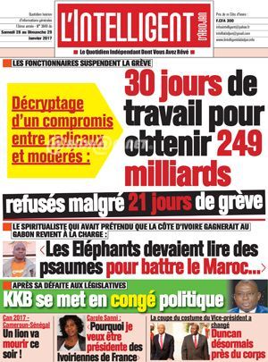 L’intelligent d’Abidjan N° 3849