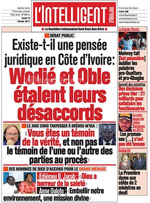 L’intelligent d’Abidjan N° 3865