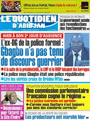 Le Quotidien d’Abidjan N° 1969