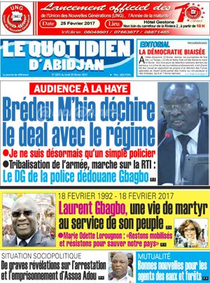 Le Quotidien d’Abidjan N° 1971