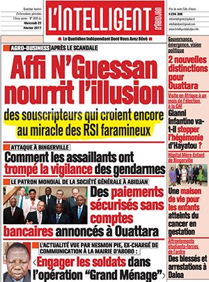 L’intelligent d’Abidjan N° 3870