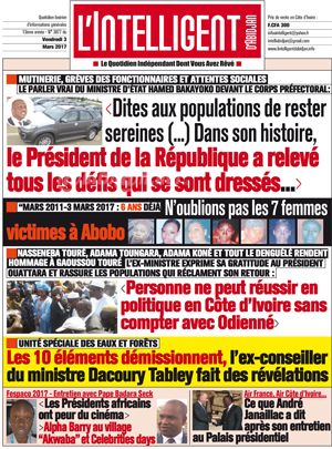 L’intelligent d’Abidjan N° 3877