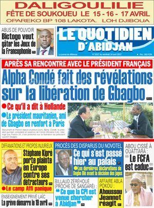 Le Quotidien d’Abidjan N° 2017