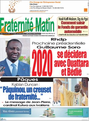 Fraternité Matin N° 15708