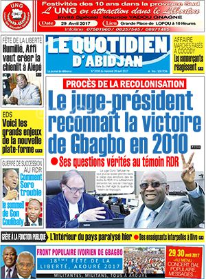 Le Quotidien d’Abidjan N° 2026