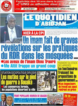 Le Quotidien d’Abidjan N° 2027