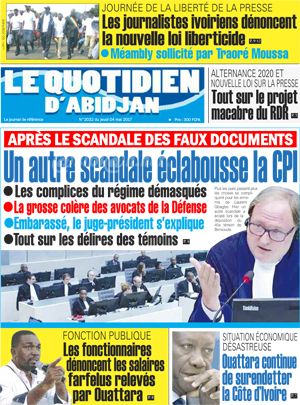 Le Quotidien d’Abidjan N° 2032