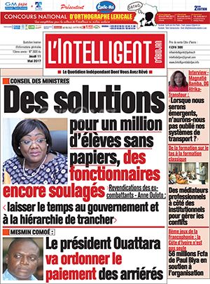 L’intelligent d’Abidjan N° 3920
