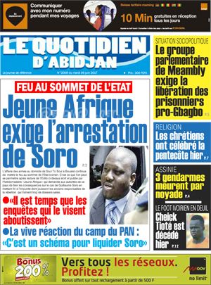 Le Quotidien d’Abidjan N° 2058