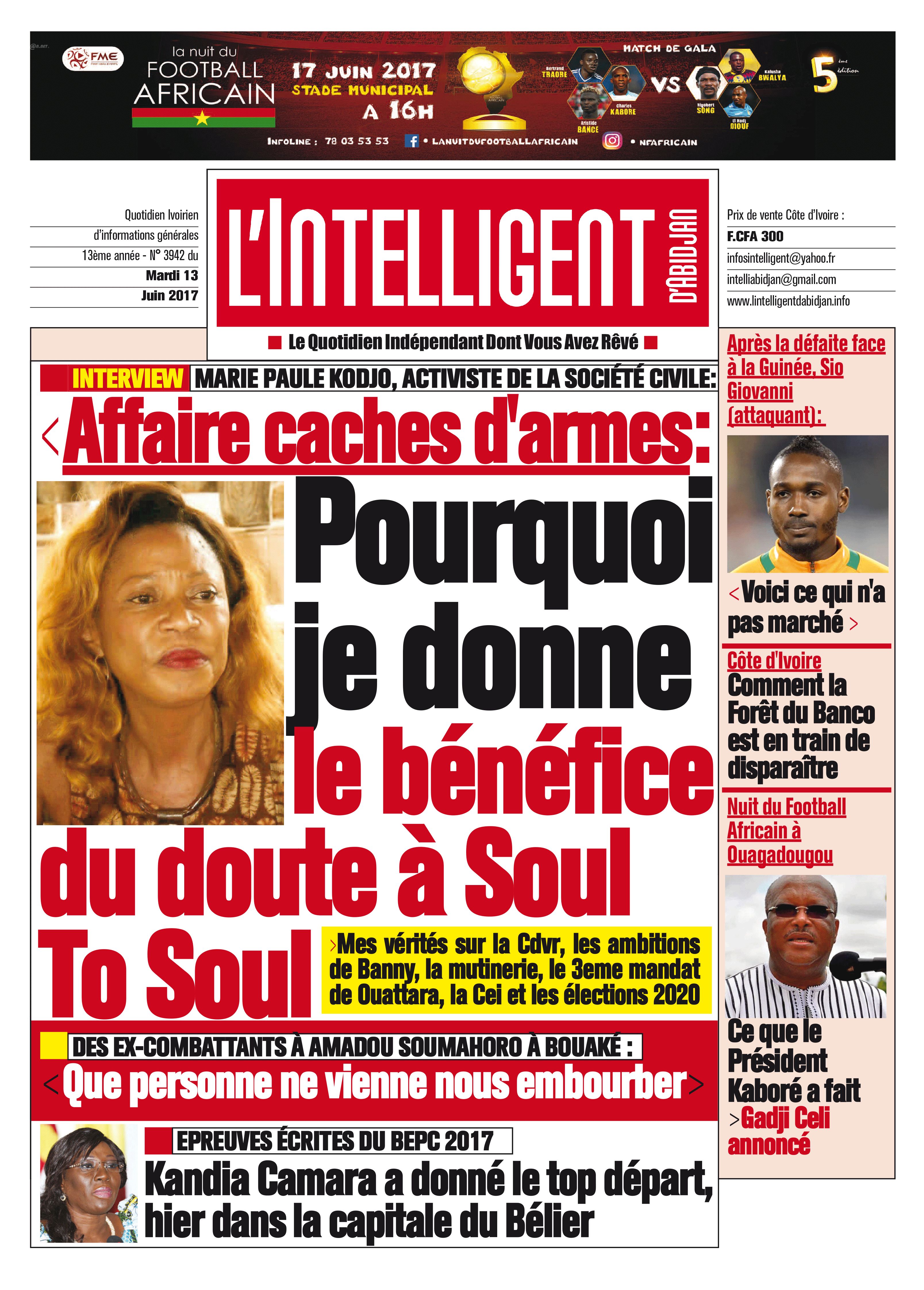 L’intelligent d’Abidjan N° 3942