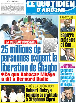 Le Quotidien d’Abidjan N° 2068