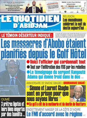 Le Quotidien d’Abidjan N° 2071