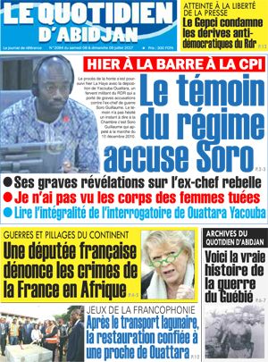 Le Quotidien d’Abidjan N° 2084