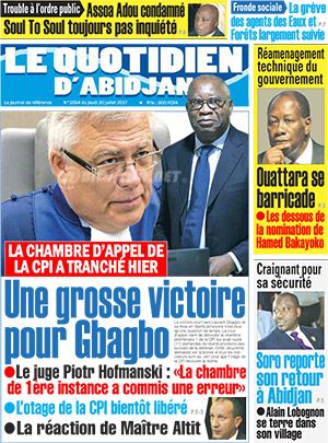 Le Quotidien d’Abidjan N° 2094