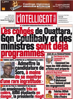 L’intelligent d’Abidjan N° 3976