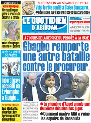 Le Quotidien d’Abidjan N° 2028