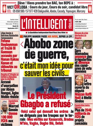 L’intelligent d’Abidjan N° 4018