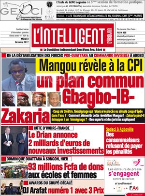 L’intelligent d’Abidjan N° 4024