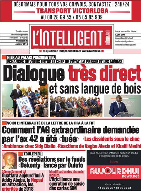 L’intelligent d’Abidjan N° 4107