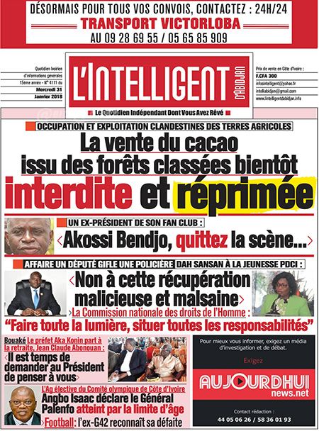 L’intelligent d’Abidjan N° 4111