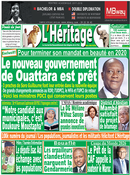 L’Héritage N° 100