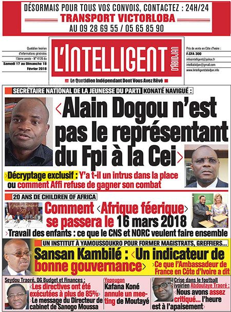 L’intelligent d’Abidjan N° 4126