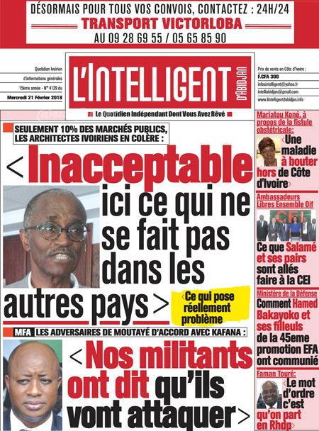 L’intelligent d’Abidjan N° 4129