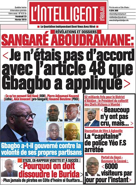 L’intelligent d’Abidjan N° 4131