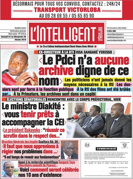 L’intelligent d’Abidjan N° 4132
