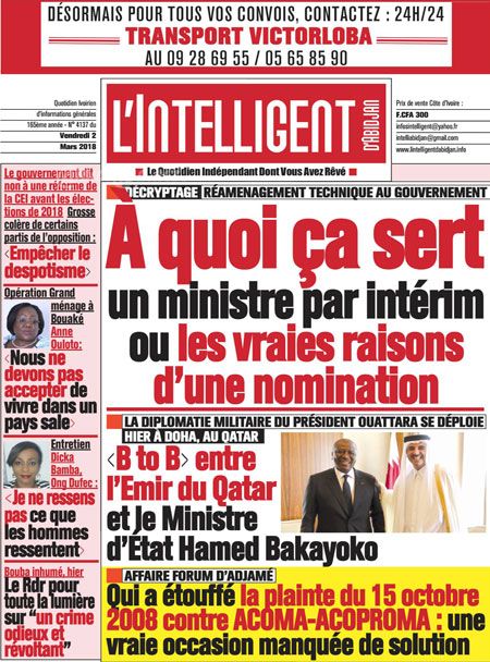 L’intelligent d’Abidjan N° 4137