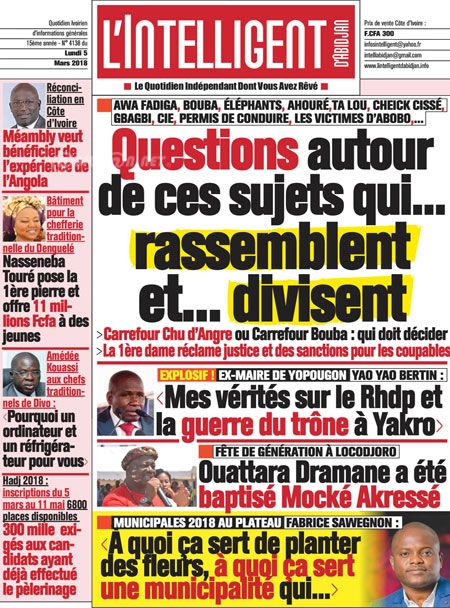 L’intelligent d’Abidjan N° 4139