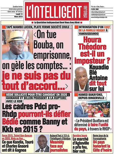 L’intelligent d’Abidjan N° 4143