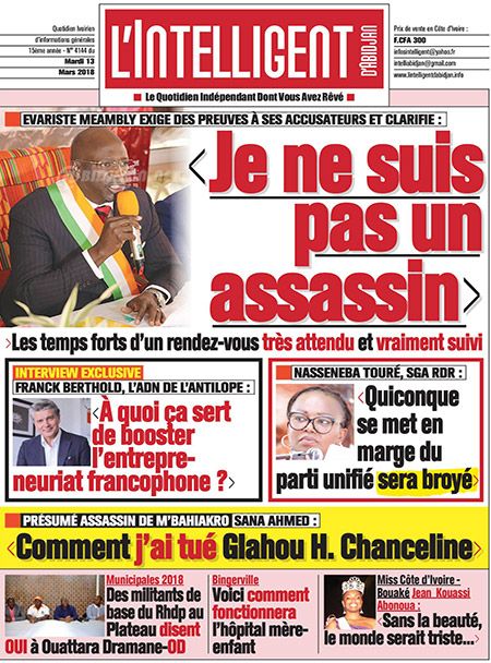 L’intelligent d’Abidjan N° 4144