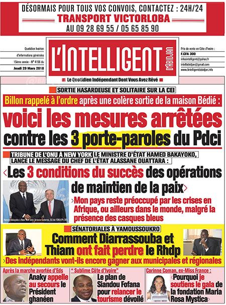 L’intelligent d’Abidjan N° 4156